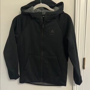 Burton Kids Black Hooded Jacket